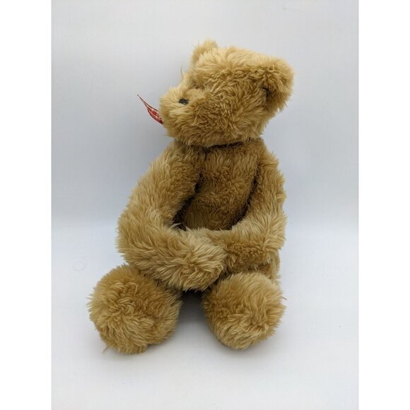 Progressive Plush Berne Bear plush stuffed animal animal 12" red gold bow - Picture 7 of 10